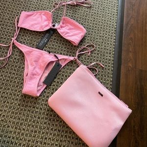 ASTER-TERRY FLOSS triangl bikini